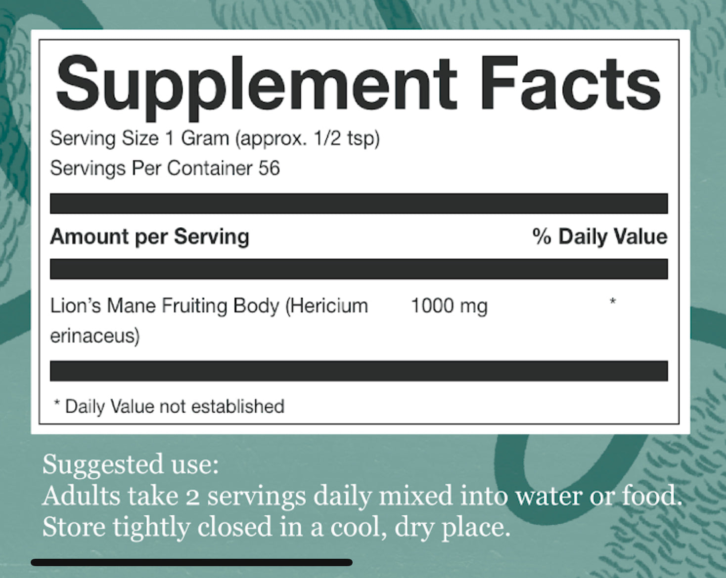 Lion’s Mane Powder